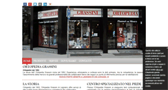 Desktop Screenshot of ortopediagrassinilegnano.com
